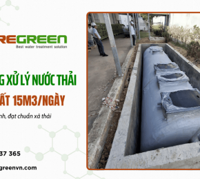 Hệ thống xử lý nước thải Jokaso công suất 15m3/ngày của Regreen - Vận hành ổn định, đạt chuẩn xả thải