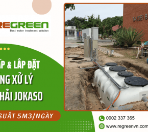 Hệ thống xử lý nước thải Jokaso công suất 5m3/ngày - Công nghệ tiên tiến từ Nhật Bản