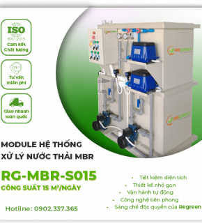 Hệ thống xử lý nước thải MBR công suất 15m3/ngày