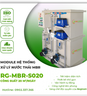 Hệ thống xử lý nước thải MBR công suất 20m3/ngày