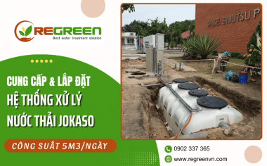 Hệ thống xử lý nước thải Jokaso công suất 5m3/ngày - Công nghệ tiên tiến từ Nhật Bản