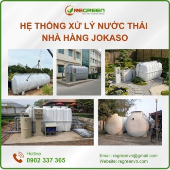 Hệ thống xử lý nước thải nhà hàng Jokaso