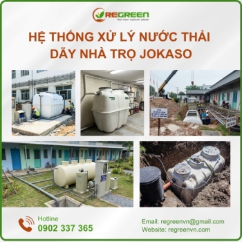 Hệ thống xử lý nước thải dãy nhà trọ Jokaso