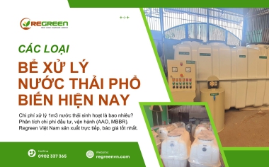Các loại bể xử lý nước thải hiện nay trên thị trường 