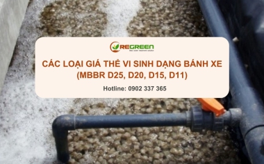 Các loại giá thể vi sinh dạng bánh xe (MBBR D25, D20, D15, D11)