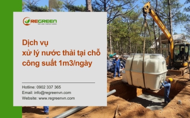 Dịch vụ xử lý nước thải tại chỗ công suất 1m3/ngày