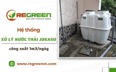 Hệ thống xử lý nước thải Jokaso công suất 1m3/ngày - Đảm bảo nước thải đạt chuẩn an toàn
