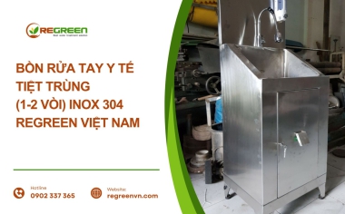 Bồn Rửa Tay Y Tế Tiệt Trùng (1 Vòi, 2 Vòi) Inox 304 Chuẩn Phòng Mổ