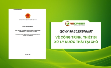 QCVN 98:2025/BNNMT: Quy chuẩn mới nhất về xử lý nước thải tại chỗ áp dụng từ 2026