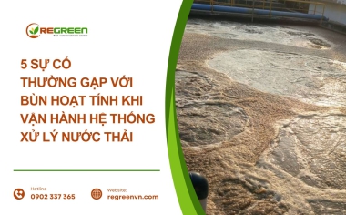 5 Sự cố thường gặp với bùn hoạt tính khi vận hành hệ thống xử lý nước thải