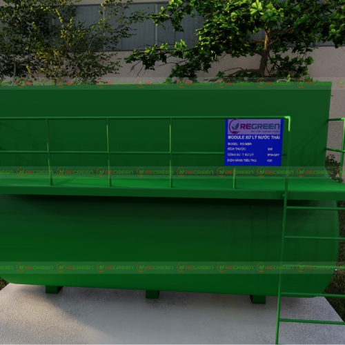 Module hệ thống xử lý nước thải công suất 25m3/ngày