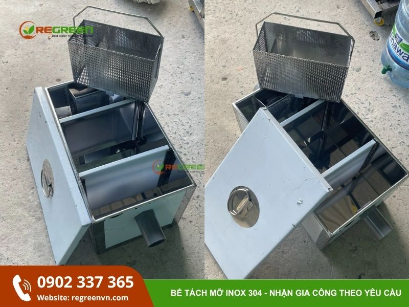 bể tách mỡ nhà hàng