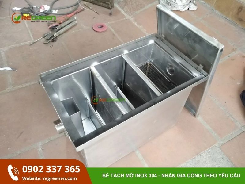 bể tách mỡ âm sàn