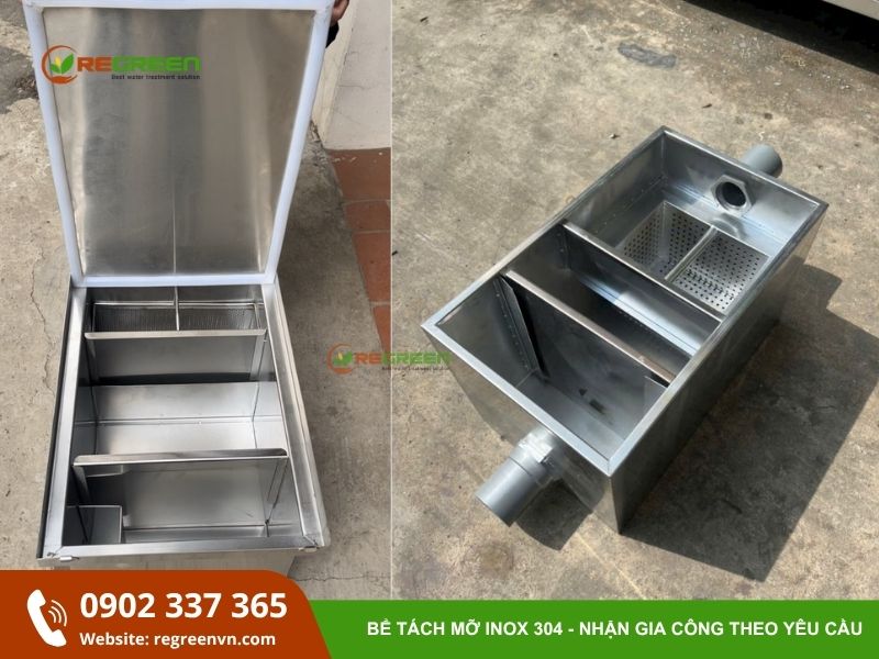 bể tách mỡ công nghiệp
