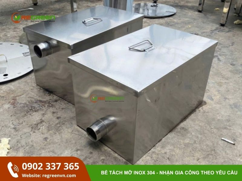 Bể tách mỡ inox là gì?