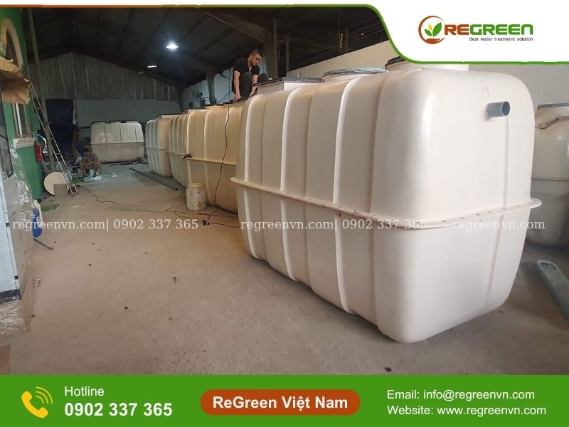 bể xử lý nước thải sinh hoạt