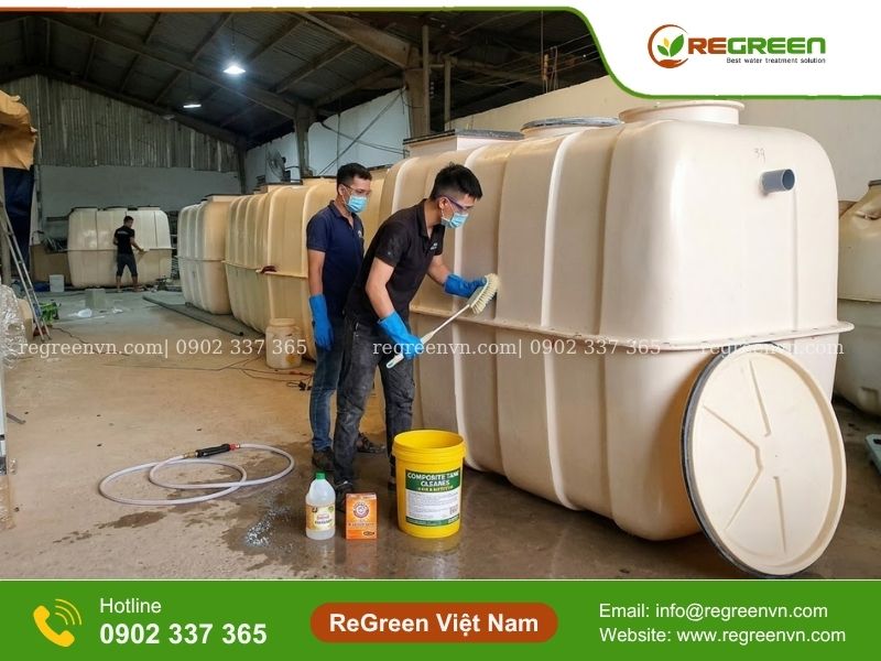 Có nên vệ sinh bồn chứa hóa chất composite?