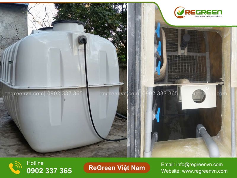 lắp đặt bể tự hoại