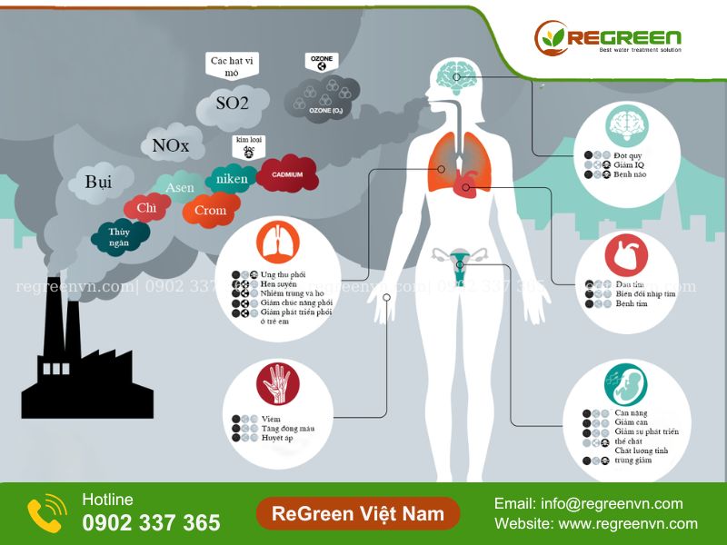tác hại của ô nhiễm không khí