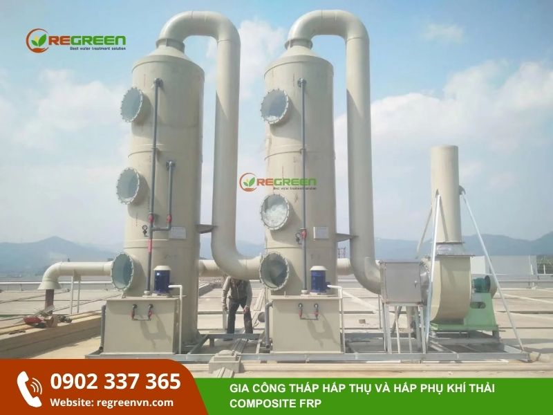 xử lý khí thải bằng phương pháp hấp thụ