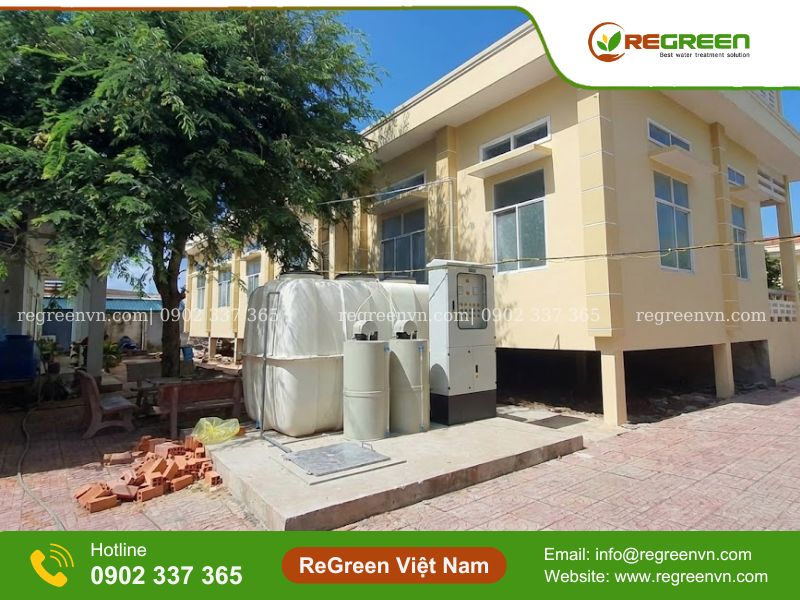 Hệ thống xử lý nước thải tại bến xe khách