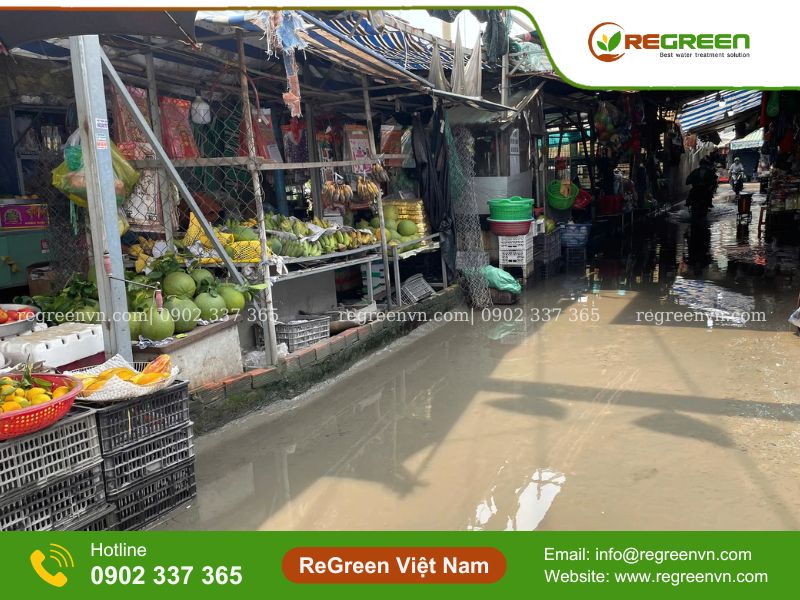 Ô nhiễm tại các chợ dân sinh