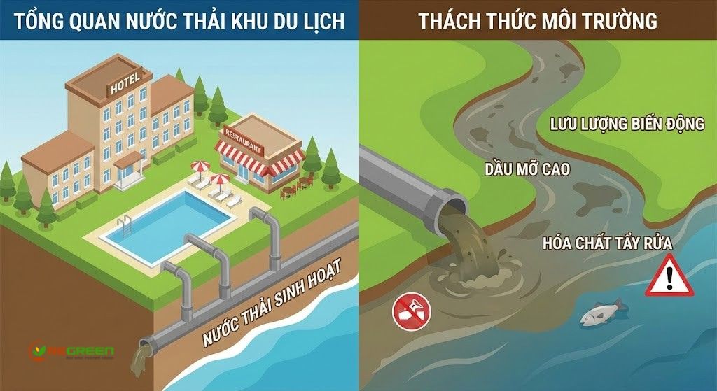 Nước thải khu du lịch