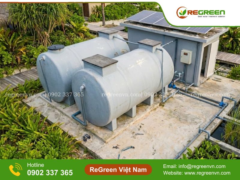 xử lý nước thải cho resort