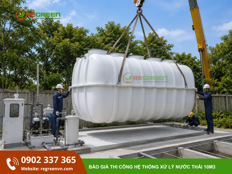 Báo giá vận hành hệ thống xử lý nước thải 10m3