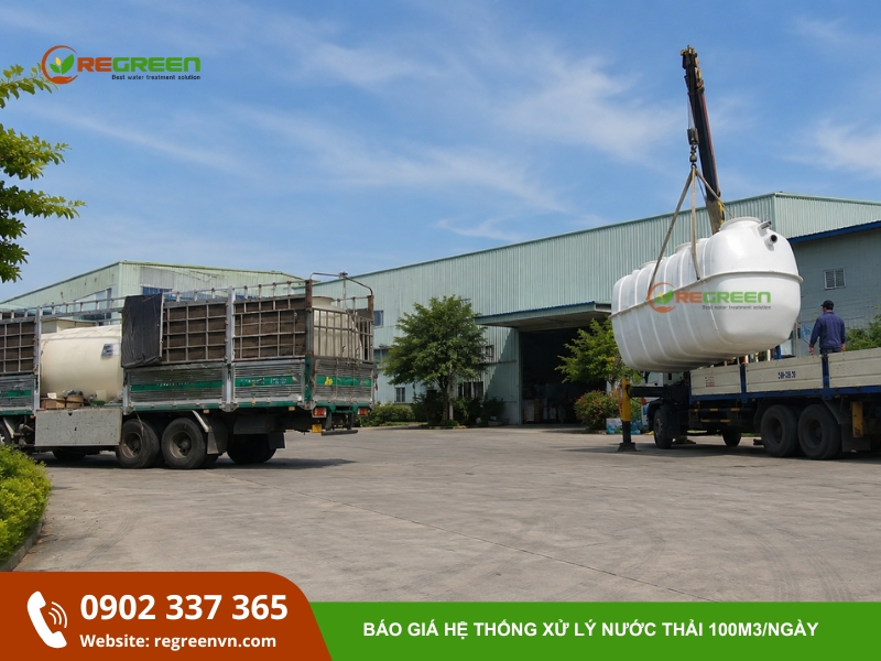 báo giá xử lý nước thải 100m3/ngày