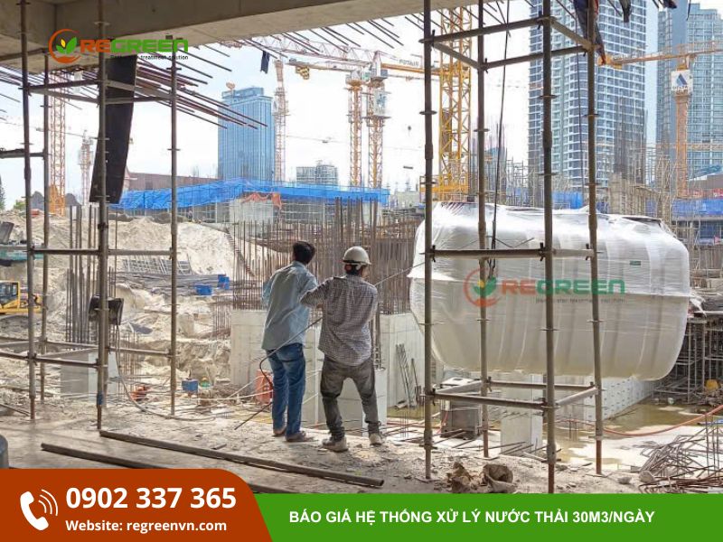 bảo trì hệ thống xử lý nước thải 30m3