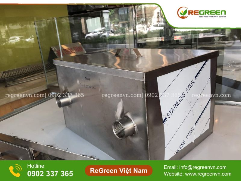 bể tách mỡ inox