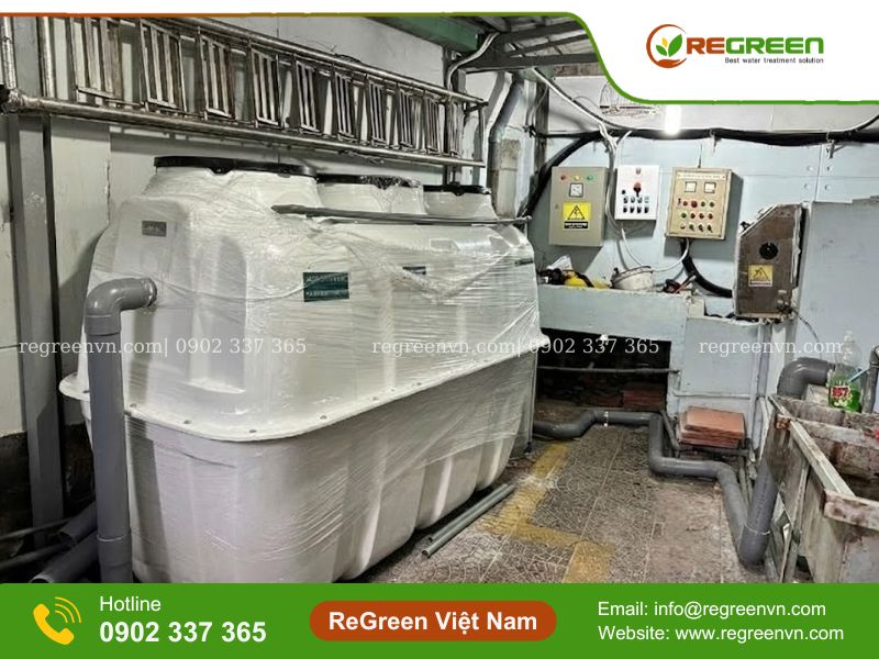 Bể tự hoại composite xử lý nước thải