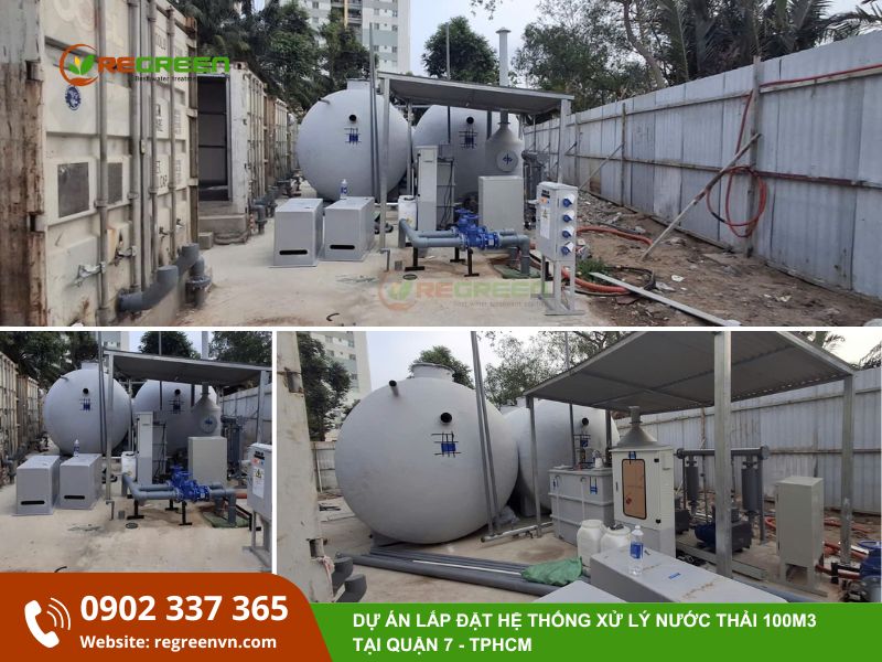 bể xử lý nước thải 100m3 giá rẻ