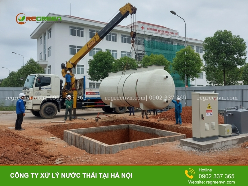 bể xử lý nước thải composite