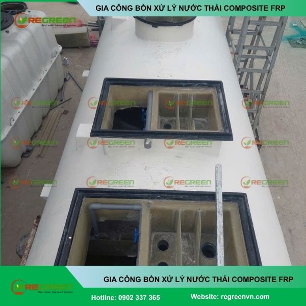 bể xử lý nước thải composite