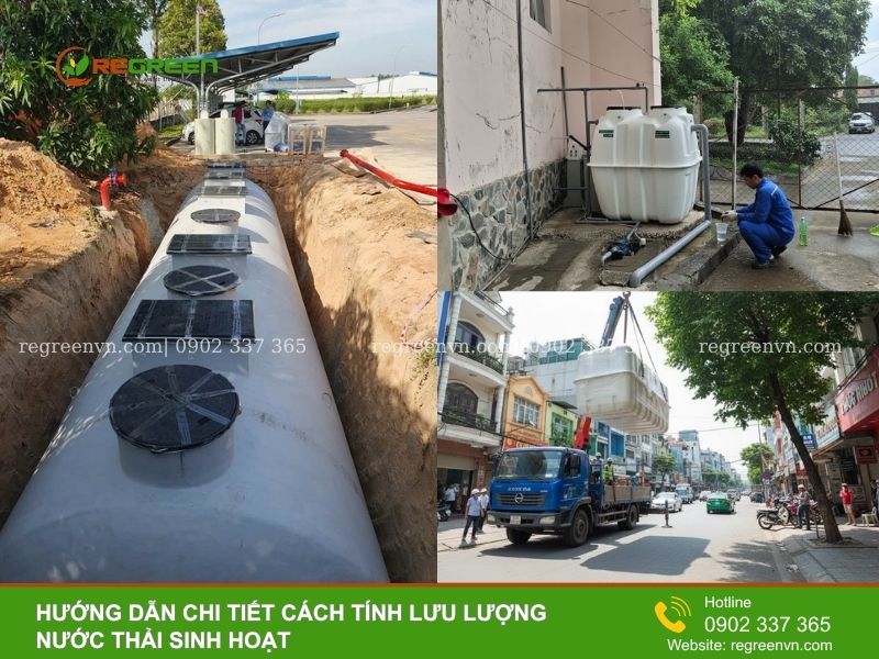 bể xử lý nước thải sinh hoạt