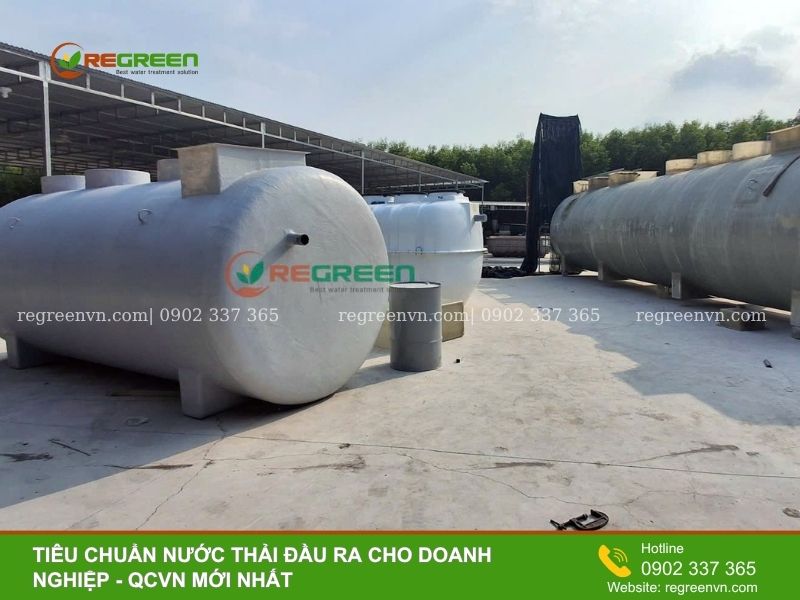 bồn xử lý nước thải 100m3