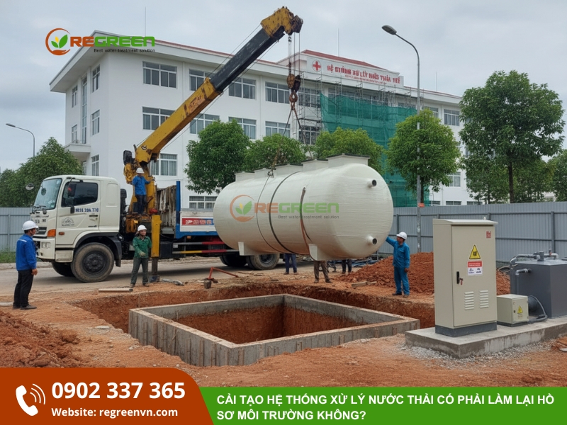 công suất hệ thống xử lý nước thải