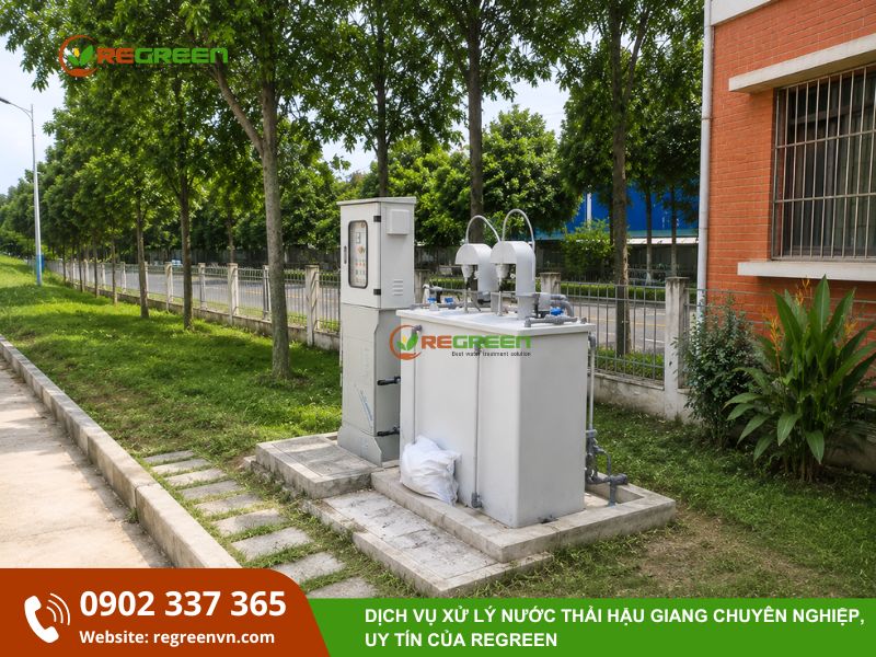 công ty xử lý nước thải hậu giang