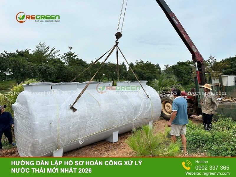 dịch vụ làm hồ sơ hoàn công xử lý nước thải trọn gói giá rẻ