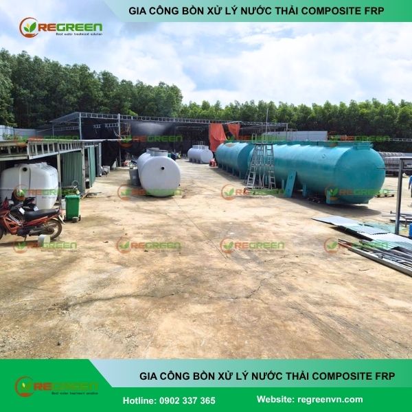Gia công bồn xử lý nước thải giá rẻ
