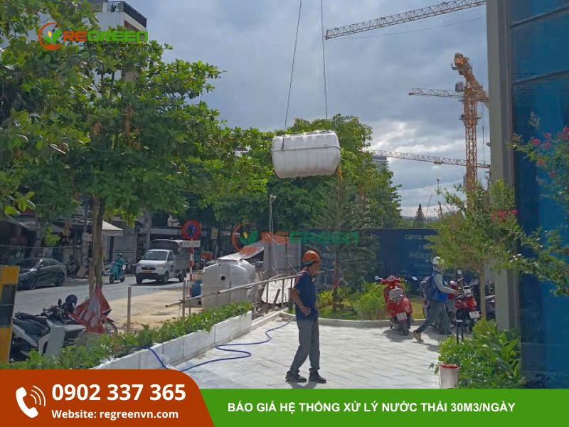 giá hệ thống xử lý nước thải 30m3/ngày