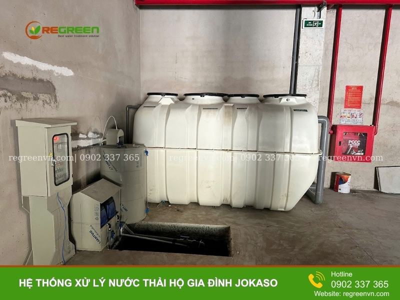 giá hệ thống xử lý nước thải hộ gia đình jokaso
