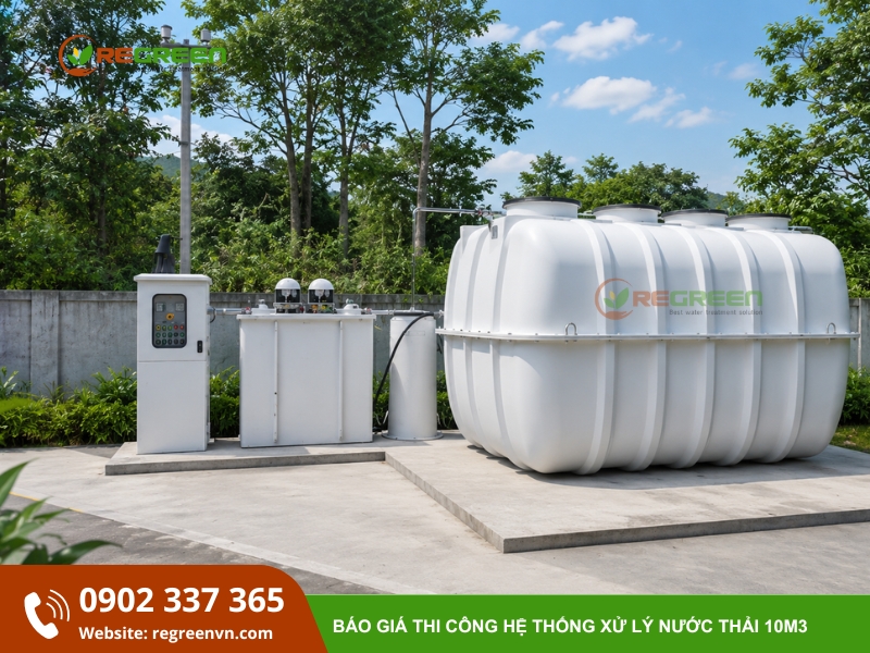 giá xử lý nước thải 10m3