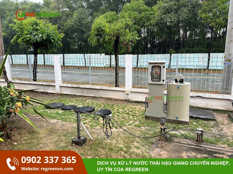 giá xử lý nước thải tại hậu giang