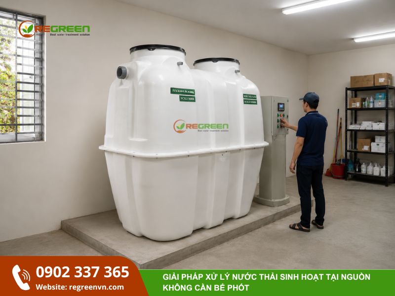 giá xử lý nước thải sinh hoạt tại chỗ