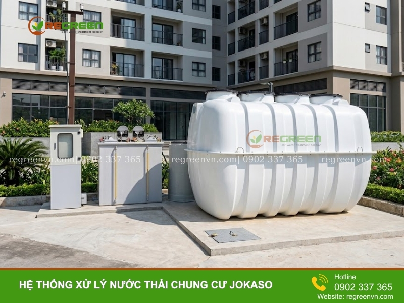 Hệ thống xử lý nước thải chung cư jokaso