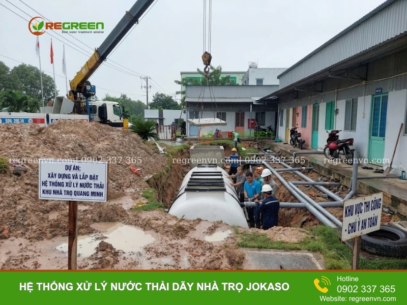 hệ thống xử lý nước thải nhà trọ