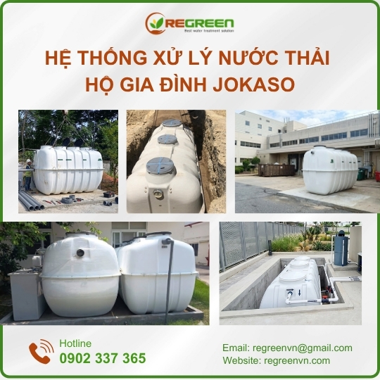 Hệ thống xử lý nước thải hộ gia đình jokaso